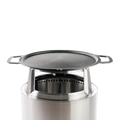 19.5" Fire Pit Cast Iron Griddle Top + Hub