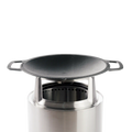 15" Fire Pit Cast Iron Wok Top + Hub